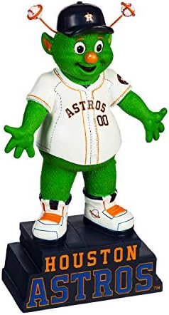 Evergreen Enterprises MLB Houston Astros Mascot DesignGarden estátua, cores da equipe, tamanho único