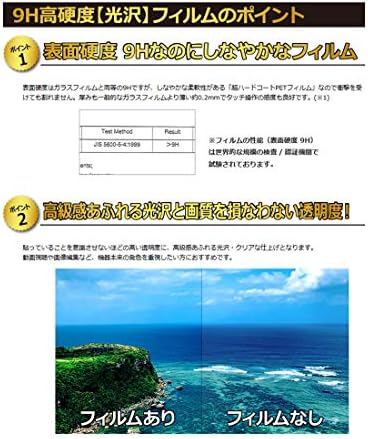 Oficina de PDA Panasonic Lumix TZ95/FZ1000II 9H High S -Dindade [Glossy] Filme de proteção, Made in Japan