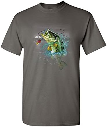 Camiseta de pesca de robalo pescador de camping hobby angler lake river camiseta camiseta