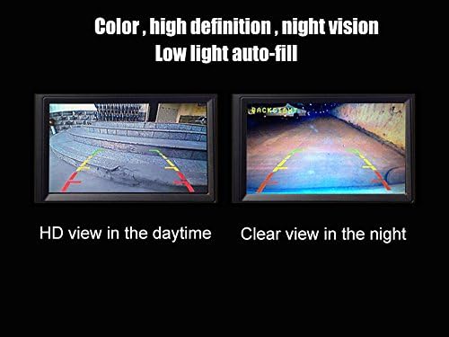 Câmera de backup à prova d'água Câmera reversa HD Placa colorida Sistema de estacionamento com vista traseira com ângulo de visualização de 170 graus para Epica/Lova/Captiva/Cruze/Aveo