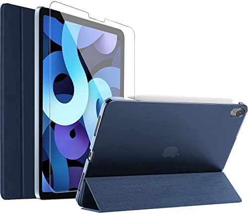 Procase 2 Pacote novo iPad Air 4 Protetor de tela 10.9 2020/ iPad Pro 11 2020 2018 Pacote com iPad Air 4 Case 10,9 polegadas 2020 com protetor de tela de vidro temperado