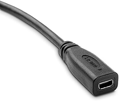 Cablecc 20cm Micro HDMI Socket fêmea para HDMI Adaptador masculino Cabo para tablet e telefone celular
