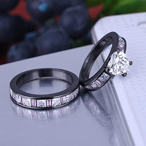 Cristal Heart Ring Engagement Wedding Love Heart Zircon Ladies Bridal Ring Fashion Party Ring Rings Anéis 100