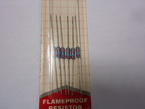 NTE Electronics HW233 Metal Film Flamesprop Resistor, 1/2W, 2% de tolerância, chumbo axial, 3,3k ohm