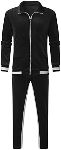 EGMODA Men's Sweat Suit Surne 2 Peça Roupa Casual Remuses de corrida de esportes com capuz de traje atlético macio e macio