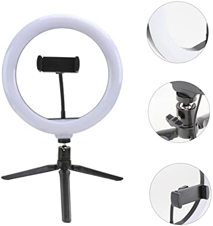 Mobestech 2 conjuntos de streaming anel de preenchimento de maquiagem de maquiagem Selfie lâmpada de lâmpada de selfie