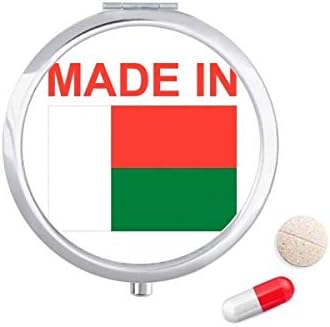 Feito em Madagascar Country Love Pill Case Pocket Medicine Storage Box Recainhor