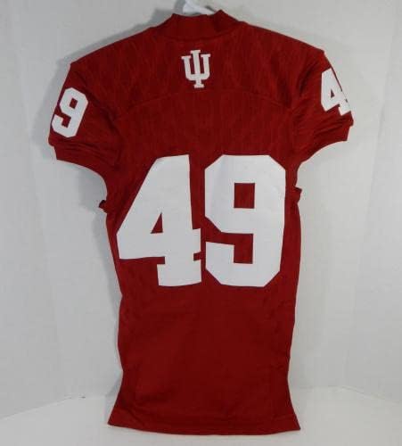 2015 Indiana Hoosiers 49 Game usou Red Jersey Place Removed L DP14058 - Jogo da faculdade usou camisas