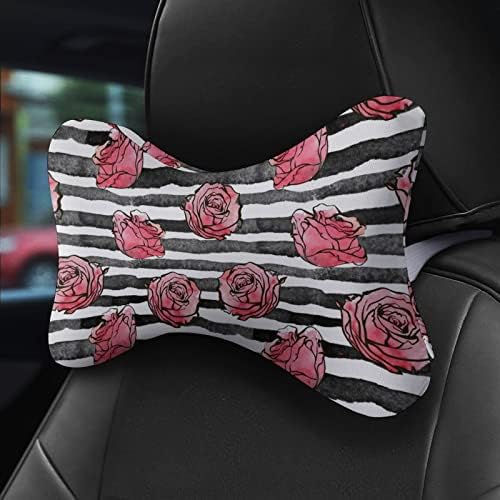 Belas rosas flores Flores CARRO PHURGH POLHACO MOLO CARRO DE CABELA PHURGH REST CUSHION PHOLHOW 2 PACK PARA VIAGENDO DE VIA