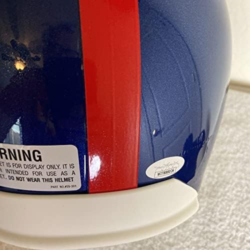 Lawrence Taylor assinou autografado NFL New York Giants Capacete em tamanho real com autenticação JSA