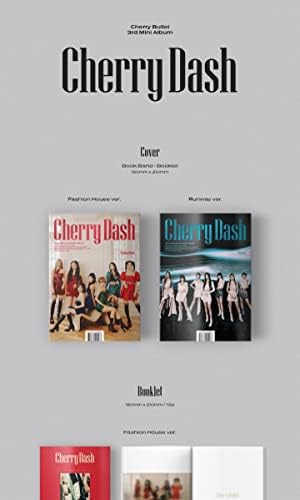 Cherry Bullet Cherry Dash 3rd Mini Álbum CD+POB+Livreto+Adesivo+Cartão postal+Selfie PhotoCard+Rastreamento selado