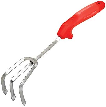 Corona Premium Stainless Stainless ComfortGel Cultivator Caltivator, vermelho