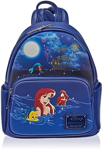 Loungefly Disney A Pequena Mermaid Ariel Womens Double Strap Bag Burse