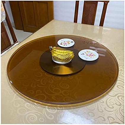 LIXFDJ VIDRO DURAL DURÍVEL LAZA LAZO SUSAN para mesa de jantar, bandeja giratória rotativa, totalmente montada, 58 ~ 118 cm/23 ~ 46,5 polegadas // 17