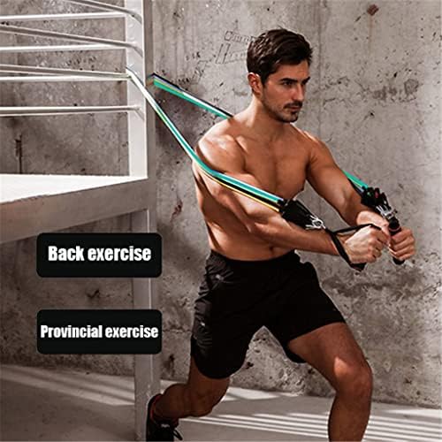 DOUBAO 11 PCS/Set Men Resistance Bands Bandor Bodybuilding Treinamento de Fitness Treinamento de Fitness Yoga Pull