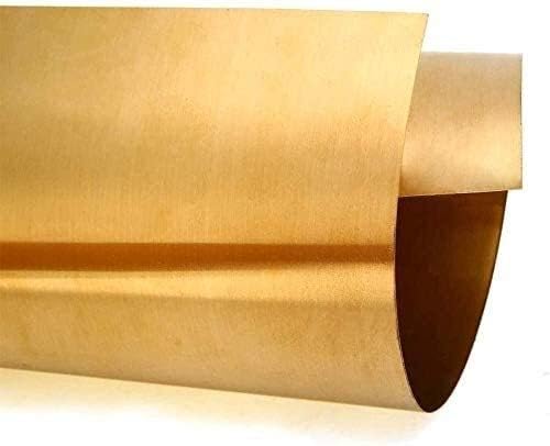 Folha de latão Huilun 99,9% Placa de metal de cobre de cobre pura para aeroespacidade, espessura: placas de latão de 0,5 mm