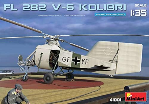 Miniart 41001 FL 282 V-6 Kolibri, aeronaves miniaturas de 1/35 kit de modelo de helicóptero em escala