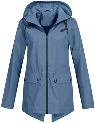 Casacos de chuva para mulheres 2022 plus size cor sólida ativa jaqueta esportiva de roupas esportivas com capuzes com capuz de