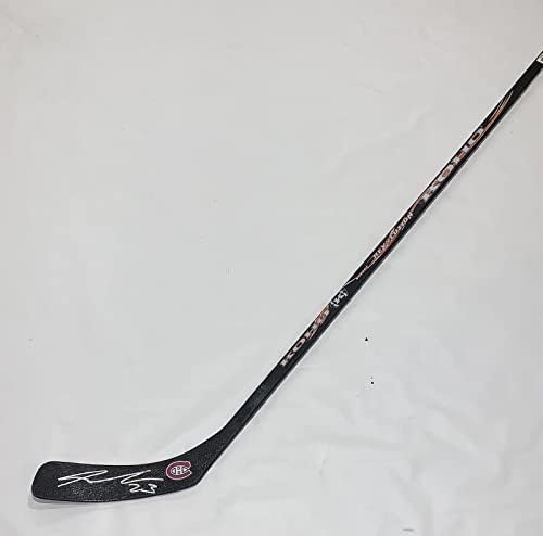 Sean Monahan assinou o Koho Hockey Stick Stick Montreal Canadiens Prova autografada - palitos de NHL autografados