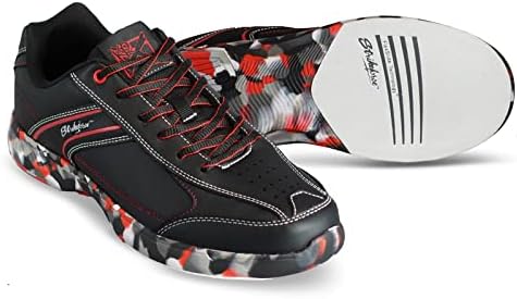 KR Strikeforce Flyer Lite Mens Bowling Shoe Red Camo com tecnologia flexível