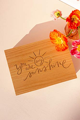 Você é minha caixa de lembrança de madeira do sol [Presentes personalizados personalizados, aniversário, casamento, bebê,