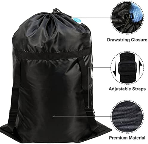 Mochila da bolsa de lavanderia Casaphoria XL para a faculdade, Viaje a bolsa de lavanderia suja extra grande para a mala, acampando à prova d'água na mochila leve dobrável mochila pesada, mochila para estudantes de dormitório para bagagem