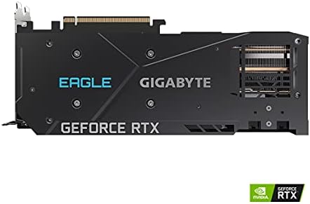 Gigabyte GeForce RTX 3070 CARTA DE GRAPHICS EAGLE OC 8G, fãs 3x Windforce, LHR, 8GB 256 bits GDDR6, GV-N3070EGLE OC-8GD