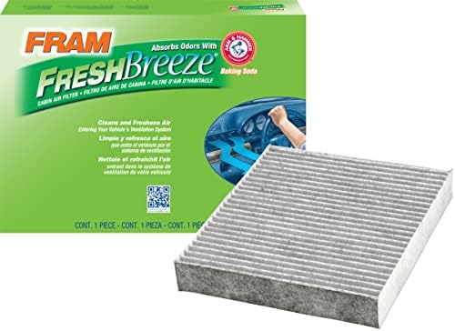 FRAM FROW BREELED CAIN FILTER COM ARM E HAMMER BOTHAFE SOBLE, CF10377 Para veículos Saab/Subaru, branco