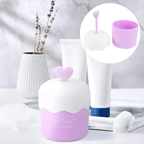 Doitool Face Cleanser Kids Shampoo Facial Facial Cleanser Copo, fabricante de bolhas de chicote, copo de espuma de lavagem de