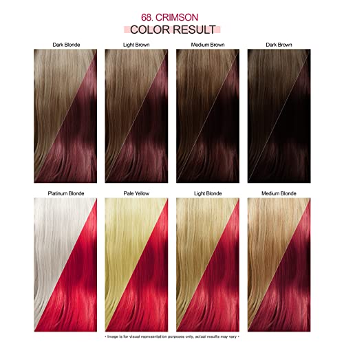 Adore Haircolor Semi-Permanente #068 Crimson 4 onça
