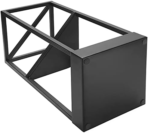 Mygift geométrico moderno fosco black metal independente e pequeno guarda -chuva stand stand stand stand rack