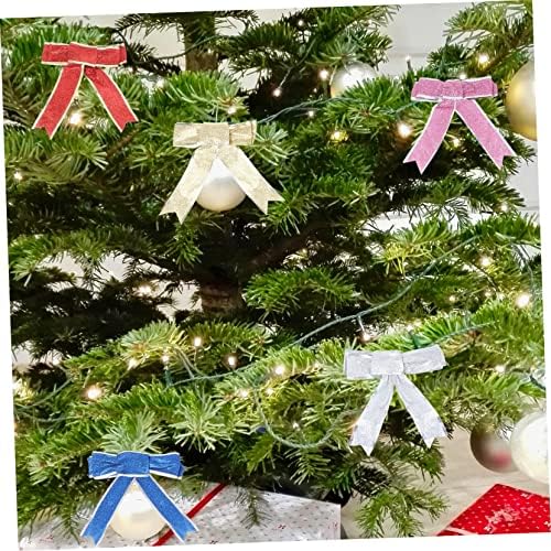 Toyvian 15pcs Bow Pinging de para para Red Wreath Bows Gift Great Bows Ornament Ornament Tree Decor Acessório Treça de
