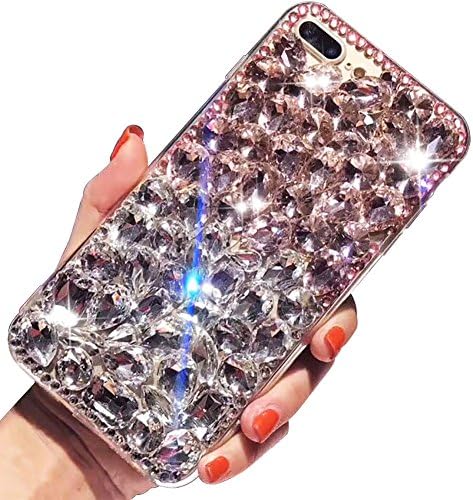 Alcod Bling Diamond Case Compatível com Samsung Galaxy A14 5G, 3d Cristão de brilho de luxo 3D Sparkle Rhinestone Glitter Glitter Full