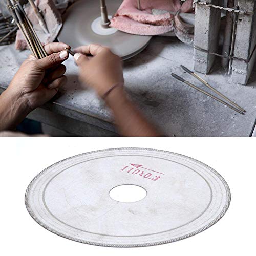 10pcs Ultra Fin Diamond Cutting Dish Swele Wheel para vidro de cristal