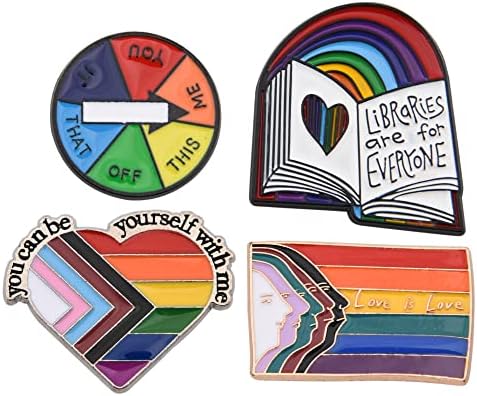 Rainbow Pin Set Creative Lovely Broche Pins Lapela Pin Lettering Pins para Decoração de Hat de Backpack de Roupas, Presentes de Joias