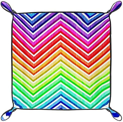 Lorvies vívidas coloridas caixa de armazenamento de arco -íris