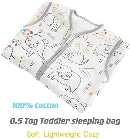 Chilsuessy Baby Bobagem vestível UNISSISEX Cotton Sleep Bag Ultra Sacy Sack de Sleeping Domice 0,5 TONT SUMPELO