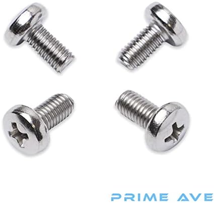 Prime Ave Comprimento padrão de aço inoxidável parafusos de placa compatível/substituição para todos os modelos BMW Mini & Tesla