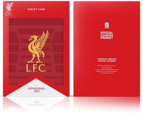 Caixa -chefe Designs de capa de cabeça oficialmente licenciada Liverpool Football Club Home Crest Red Crest Camuflagem Digital Caminho Caso de Caixa da Caixa Compatível com Apple iPad mini 1 / mini 2 / mini 3