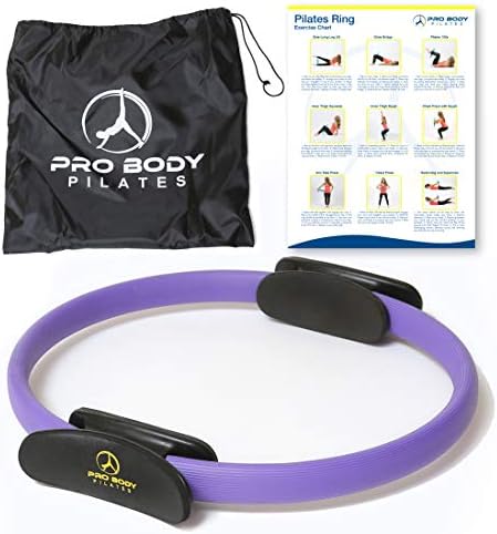 Probody Pilates Ring Circle, Fitness Ring Magic Circle, Pilates tocam 14 polegadas para o treino da coxa, toner de ioga anel da coxa,