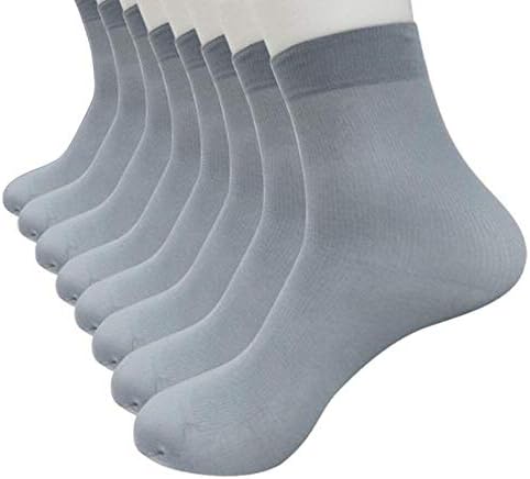 Curto 8 pares de seda ultrafinos meias elásticas de seda meias de fibra meias de fibra meias de lã para mulheres