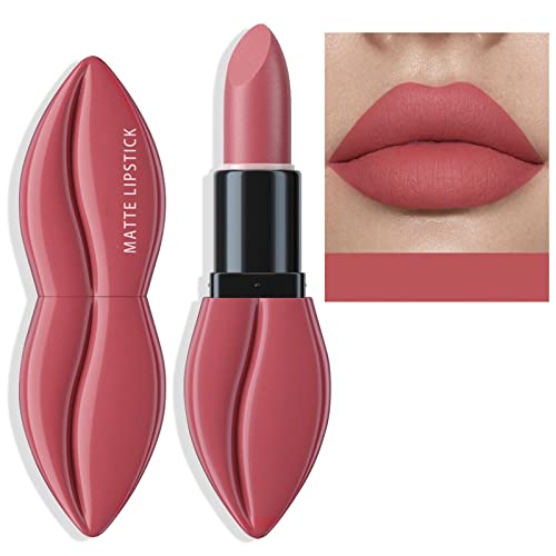 WGUST POPOMALIZADO BATUTO BATUST BATUTO 24 horas Lipstick longo à prova d'água de bacia hidrográfica Lip Girl Girl e Lady Colored Makeup Gift Lip Plumper Gloss