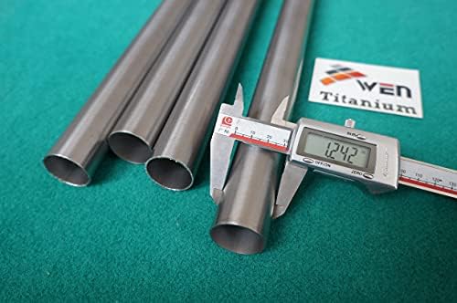 31,8 mm de titânio grau 9 tubo od 1,25 x 0,043 x 10 sem costura 3al-2.5v tubo b338 tubulação redonda de metal