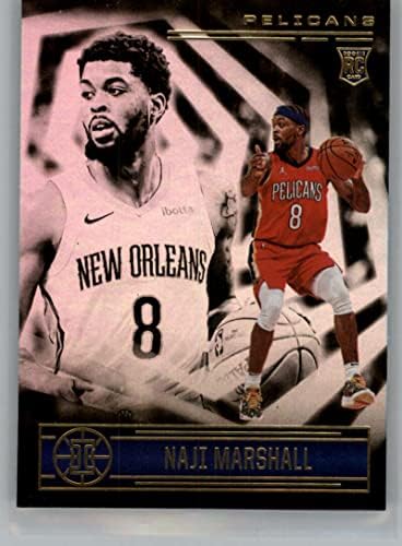 2020-21 Panini Illusions #197 Naji Marshall RC novato New Orleans Pelicans NBA Basketball Trading Card