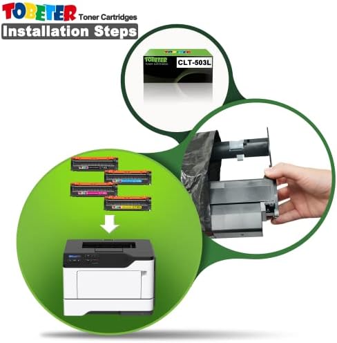 Substituição de cartucho de toner CLT-503L compatível com tabeter para Samsung CLT 503L K503L Y503L M503L C503L 4