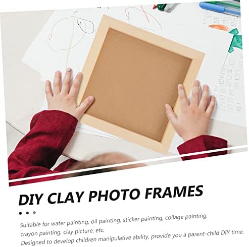 Bestoyard Photo Frame Diy Baby Frame Crafts For Kids Clay for Kids Hand e pegada Foldas Kids Frames DIY Projetos de pintura DIY
