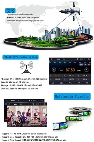 XIDO Android 7.1 estéreo de carro 9 Autoradio 1 unidade de cabeça DIN RAM 2G GPS NAVUGAÇÃO com tela sensível ao toque completa de