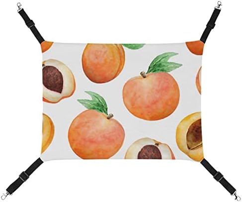 CAT HAMMOCK FRUTA CACO CAGA Janela de gaiola Salvando o espaço para animais de estimação de pequenos animais 16,9 x13