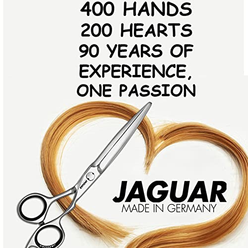 Jaguar tesouras pré -estilo Relax Relax 5,5 polegadas Offset Profissional, ergonômico, desbaste de cabelo de aço, texturização,