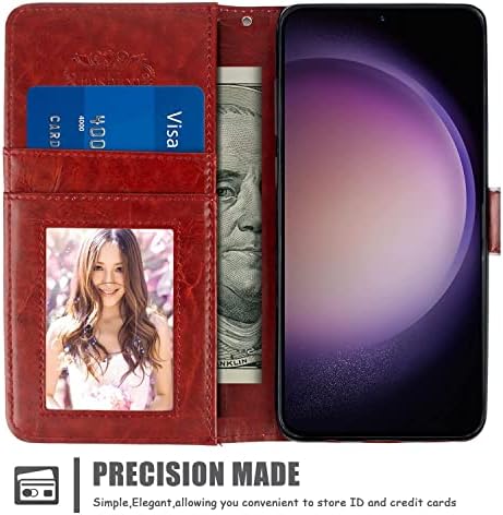 Caso da carteira azul de Shencang para Samsung Galaxy S23+ Case UK Flag britânico Print Art-23 Flip Phone Case Folio